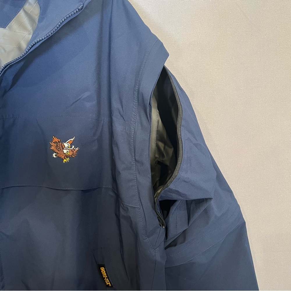 Zero Restriction Golf Outerwear Mens Zip-Up Vest & Jacket Blue Goretex XL - Picture 9 of 12